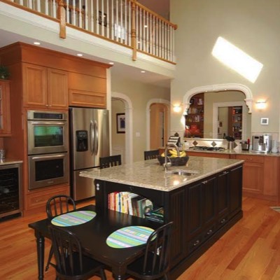 Kitchen mocha island