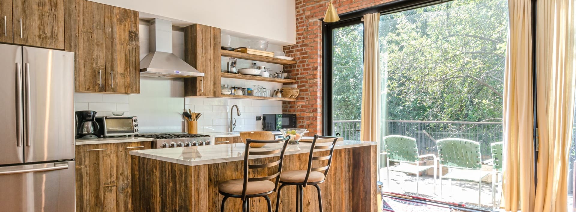 Rustic kitchen remodel in New Hampshire